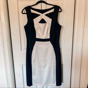 Black & white business dress